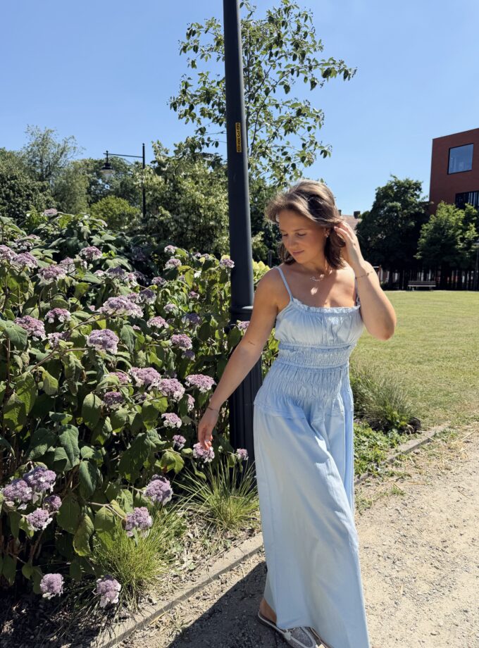 BLUE LONG DRESS